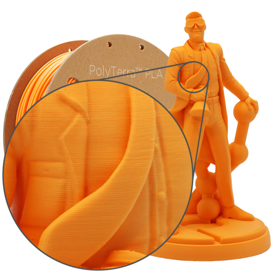 1.75mm Polymaker PolyTerra PLA Sunrise Orange 1.75mm Polymaker PolyTerra PLA Sunrise Orange