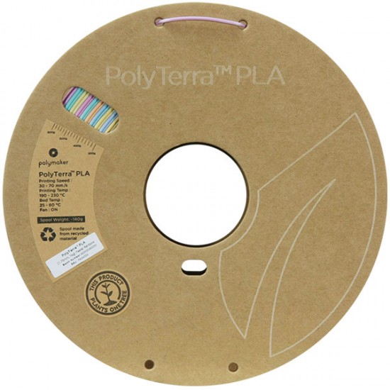 Polymaker PolyTerra™ PLA Pastel Rainbow 