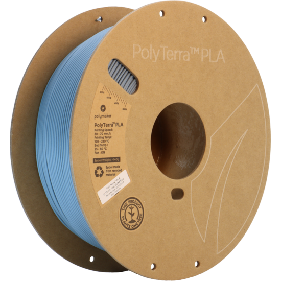 Polymaker PolyTerra™ PLA Muted Blue / Gedempt Blauw Filament