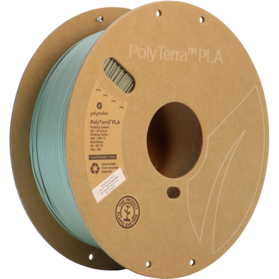 Polymaker PolyTerra™ PLA Muted Green / Gedempt Groen Filament