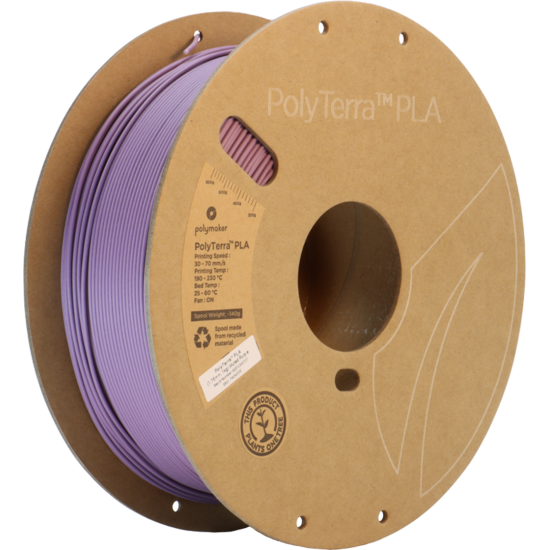 Polymaker PolyTerra™ PLA Muted Purple / Gedempt Paars Filament