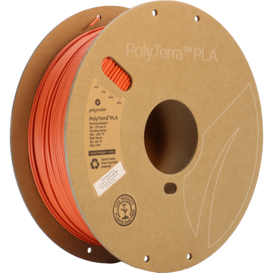 Polymaker PolyTerra™ PLA Muted red/ Gedempt rood Filament