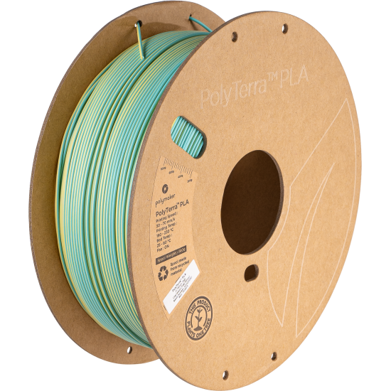Polymaker PolyTerra™ PLA Dual Color Chameleon (Teal-Yellow)