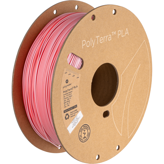 Polymaker PolyTerra™ PLA Dual Color Flamingo (Pink-Red)