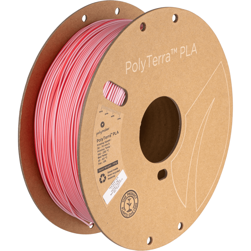 Polymaker PolyTerra™ PLA Dual Color Flamingo (Pink-Red)