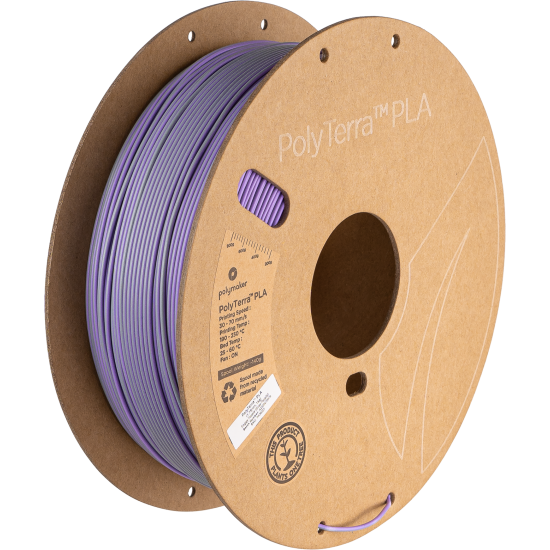 Polymaker PolyTerra™ PLA Dual Color Foggy Purple (Grey-Purple)