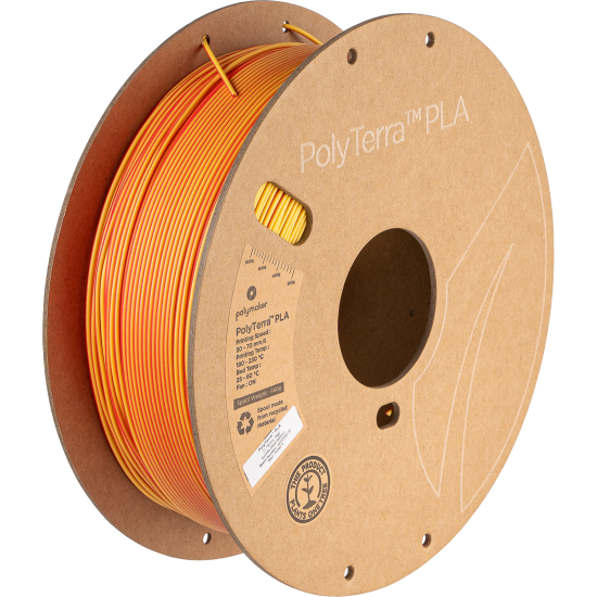 Polymaker PolyTerra™ PLA Dual Color Sunrise (Red-Yellow)