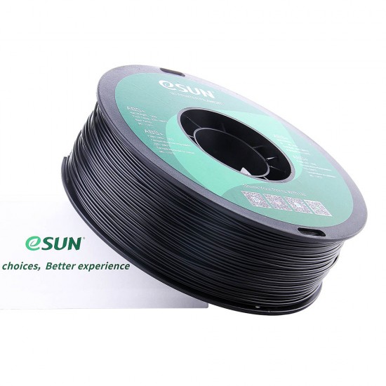 eSun ABS+ Black / Zwart Filament