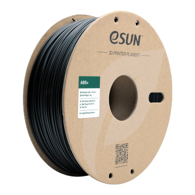 eSun ABS+ Black / Zwart Filament eSun ABS+ Black / Zwart Filament
