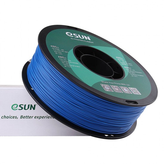 1.75mm blauw ABS+ filament