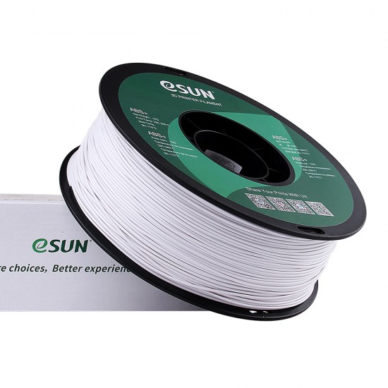 eSun ABS+ Cold White / Koud Wit Filament