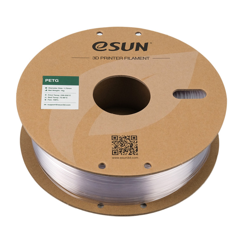 eSun PETG Clear / Transparant Filament eSun PETG Clear / Transparant Filament