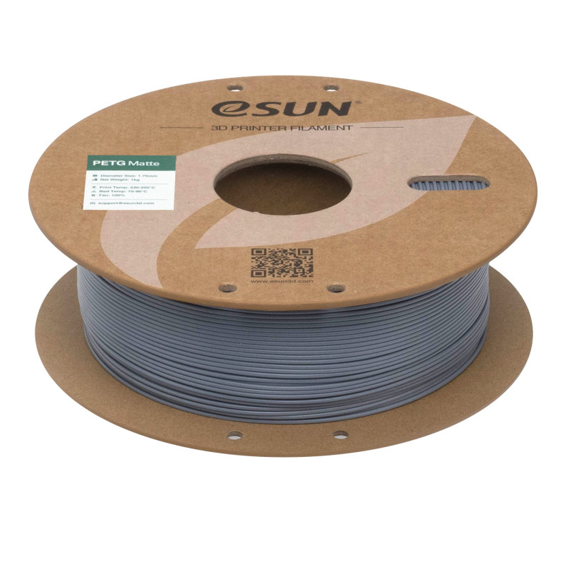eSun PETG Matte Dark Grey / Donker Grijs Filament