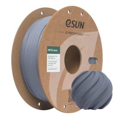 eSun PETG Matte Dark Grey / Donker Grijs Filament