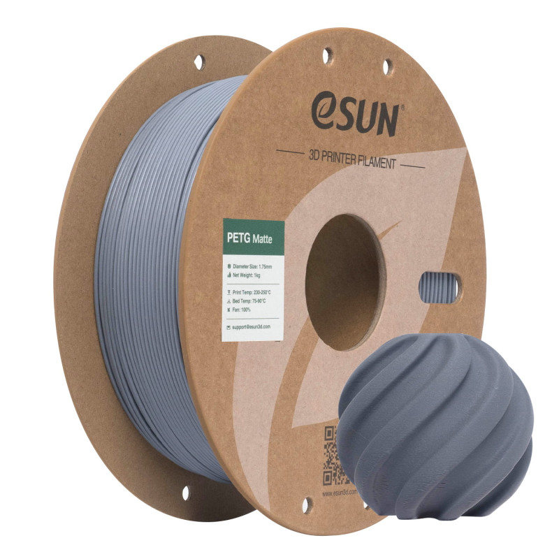 eSun PETG Matte Dark Grey / Donker Grijs Filament