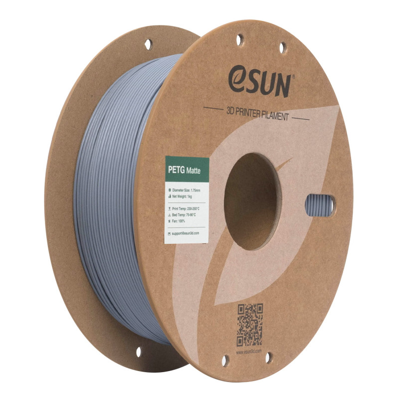 eSun PETG Matte Dark Grey / Donker Grijs Filament