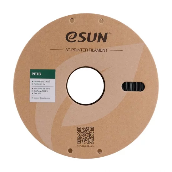 eSun PETG Solid Black / Zwart Filament eSun PETG Solid Black / Zwart Filament