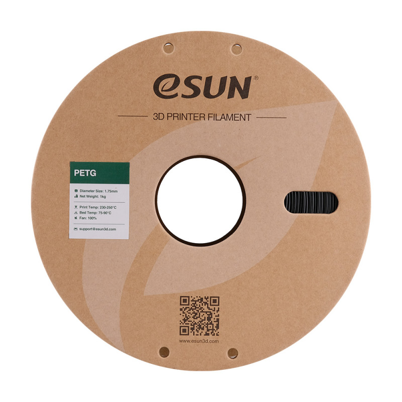 eSun PETG Black / Zwart Filament eSun PETG Black / Zwart Filament