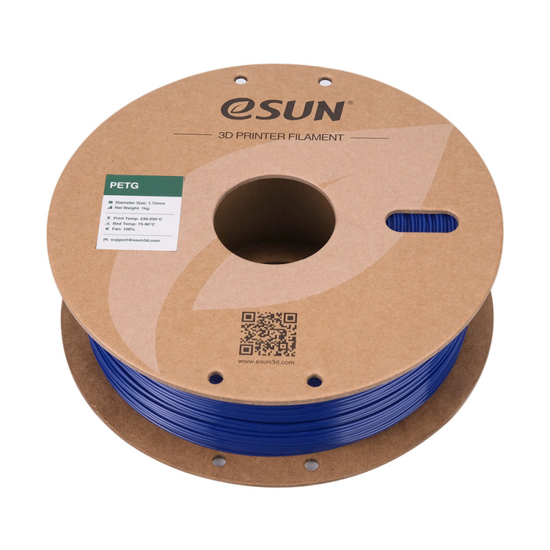 eSun PETG Solid Blue / Blauw Filament eSun PETG Solid Blue / Blauw Filament