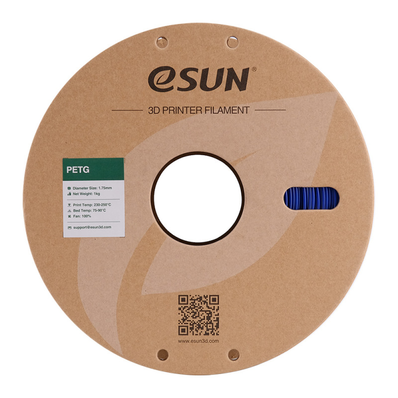 eSun PETG Solid Blue / Blauw Filament eSun PETG Solid Blue / Blauw Filament