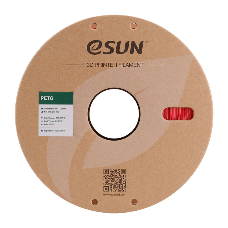 eSun PETG Solid Red / Rood Filament