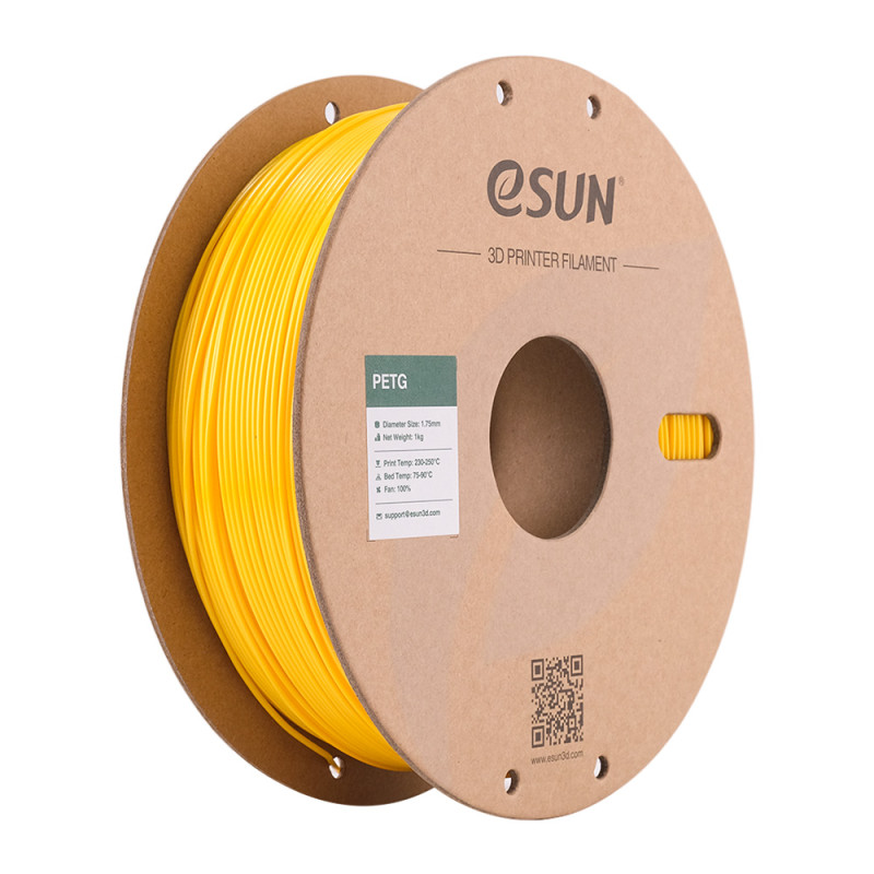 eSun PETG Solid Yellow / Geel Filament eSun PETG Solid Yellow / Geel Filament