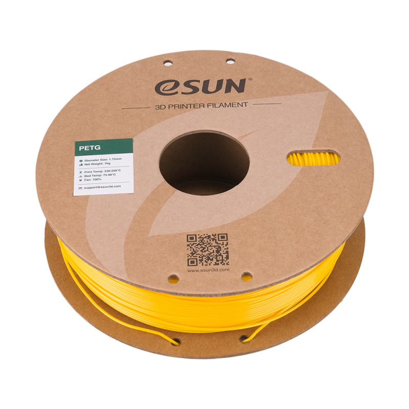 eSun PETG Solid Yellow / Geel Filament eSun PETG Solid Yellow / Geel Filament