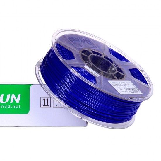 1.75mm solid blue PETG filament