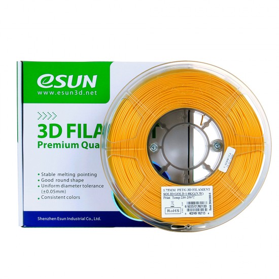 eSun PETG Solid Gold / Goud Filament eSun PETG Solid Gold / Goud Filament