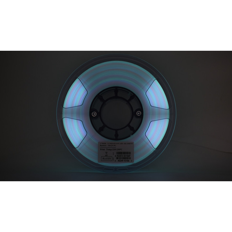 eSun Luminous PLA Rainbow / Oplichtend Regenboog Filament
