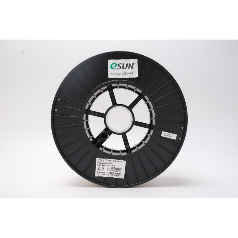 eSun PLA+ White / Wit Filament 3kg