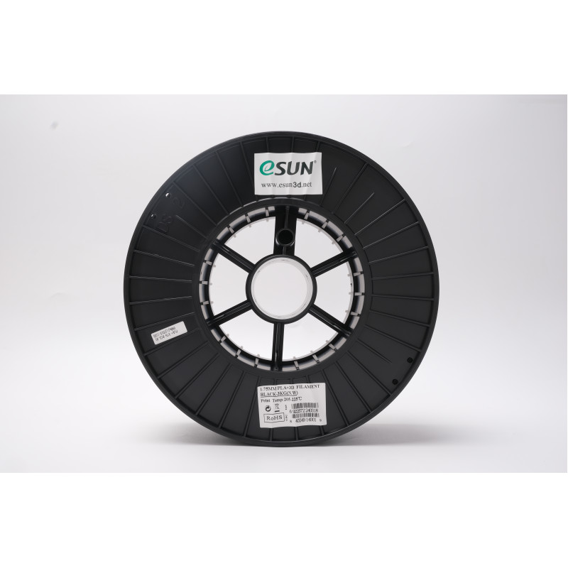 eSun PLA+ Black / Zwart Filament 3kg