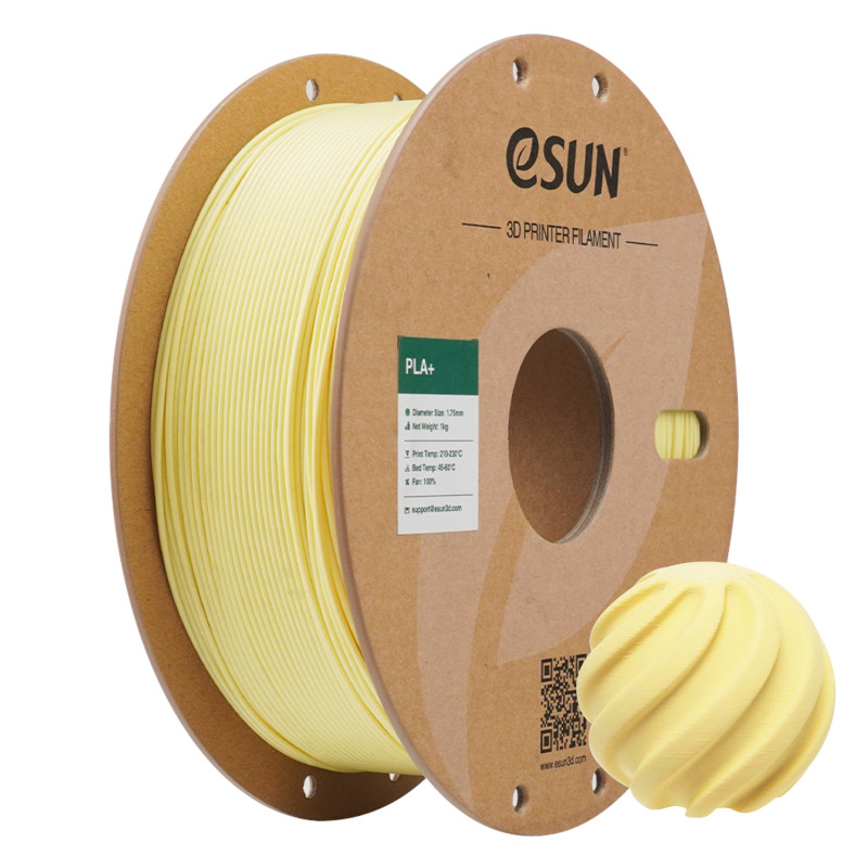 eSun PLA+ Almond yellow
