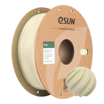 eSun PLA+ Bone White / Bot Wit Filament eSun PLA+ Bone White / Bot Wit Filament
