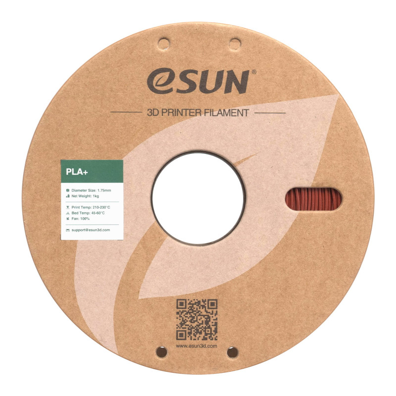 eSun PLA+ Brick Red / Steen Rood Filament