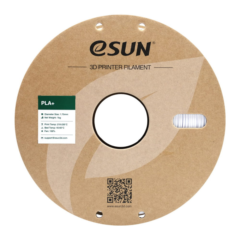 eSun PLA+ Cold White / Koud Wit Filament