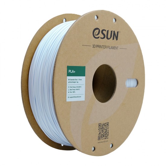 eSun PLA+ Cold White / Koud Wit Filament eSun PLA+ Cold White / Koud Wit Filament