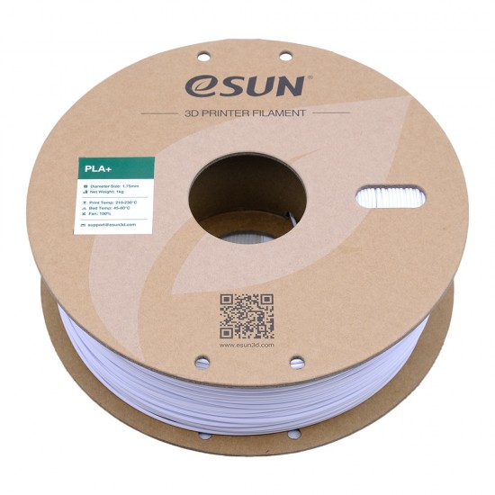 eSun PLA+ Cold White / Koud Wit Filament eSun PLA+ Cold White / Koud Wit Filament