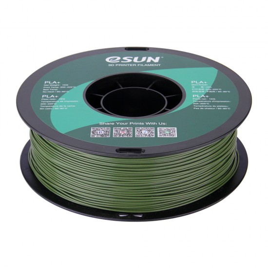eSun PLA+ Olive Green / Olijf Groen Filament
