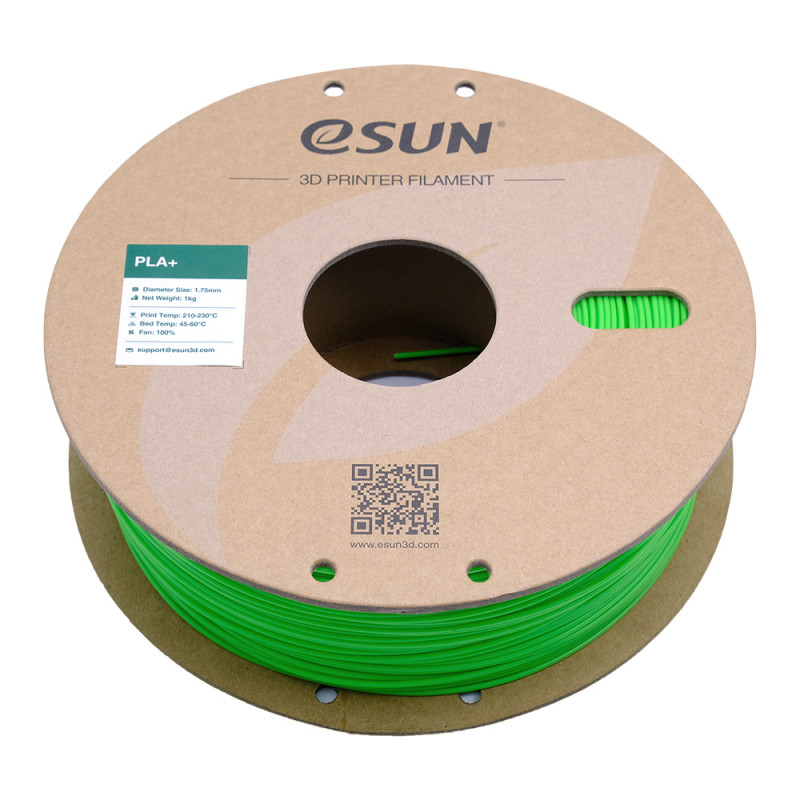 eSun PLA+ Peak Green / Licht Groen Filament eSun PLA+ Peak Green / Licht Groen Filament