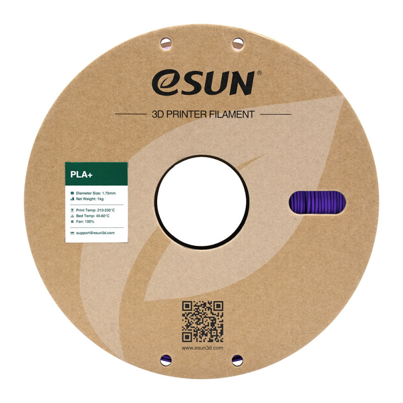 eSun PLA+ Purple / Paars Filament eSun PLA+ Purple / Paars Filament