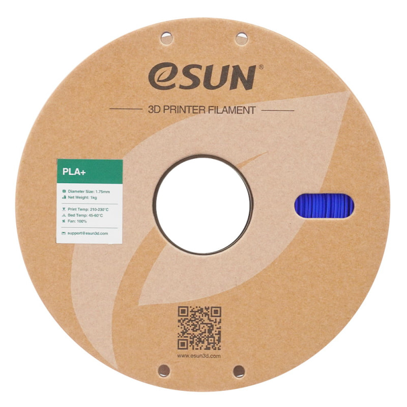 eSun PLA+ RGB Blue / RGB Blauw Filament eSun PLA+ RGB Blue / RGB Blauw Filament