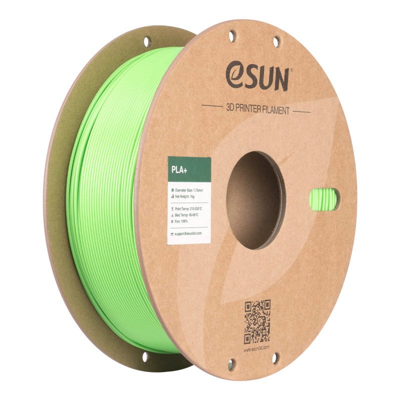 eSun PLA+ RGB Green / RGB Groen Filament eSun PLA+ RGB Green / RGB Groen Filament