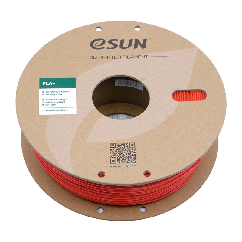 eSun PLA+ Red / Rood Filament eSun PLA+ Red / Rood Filament