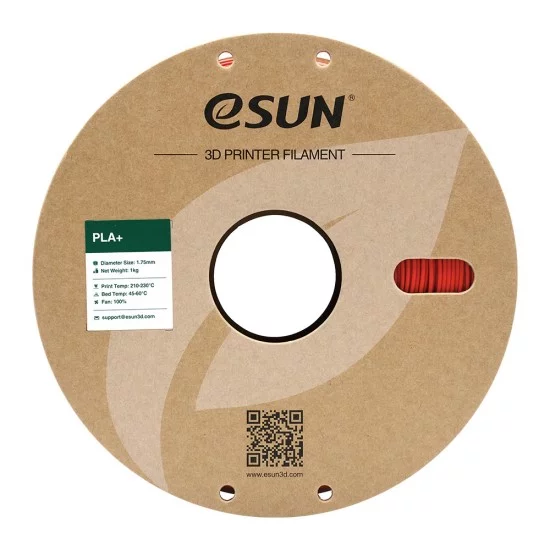 eSun PLA+ Red / Rood Filament eSun PLA+ Red / Rood Filament