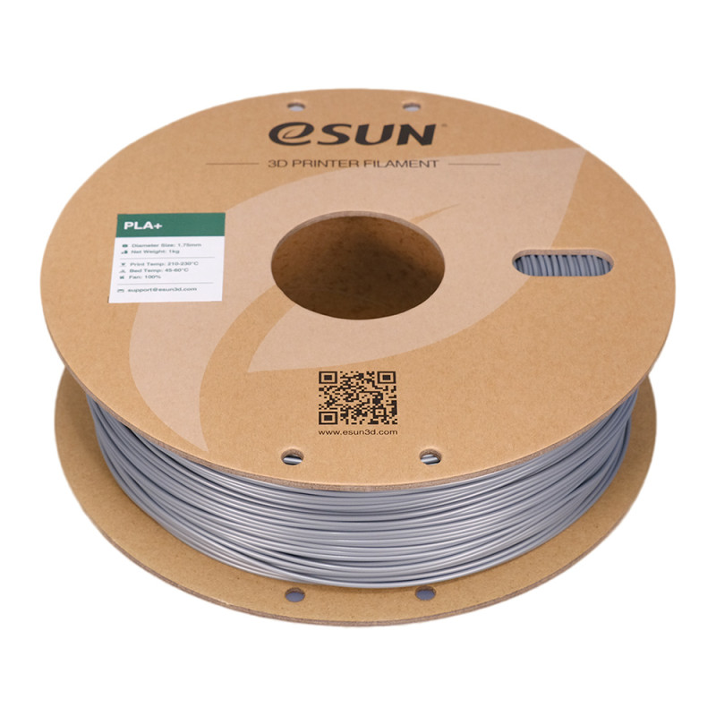 eSun PLA+ Silver / Zilver Filament