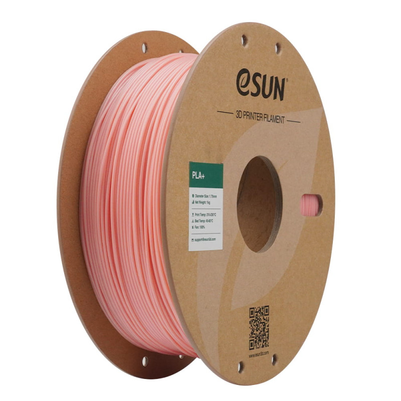 eSun PLA+ Soft Pink / Zacht Roze Filament eSun PLA+ Soft Pink / Zacht Roze Filament