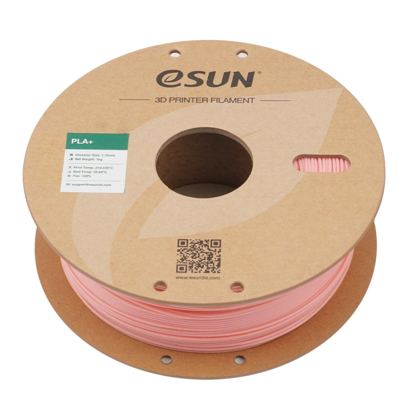 eSun PLA+ Soft Pink / Zacht Roze Filament eSun PLA+ Soft Pink / Zacht Roze Filament