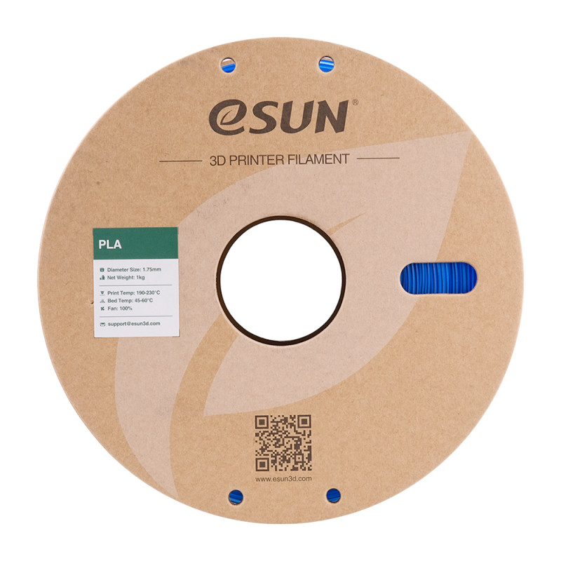 eSun Glass PLA Light Blue / Licht Blauw Filament eSun Glass PLA Light Blue / Licht Blauw Filament