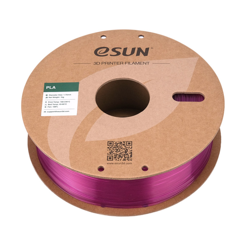 eSun Glass PLA Purple / Paars Filament eSun Glass PLA Purple / Paars Filament